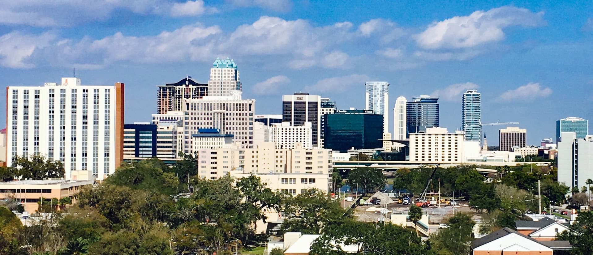 Skyline of downtown Orlando, Florida