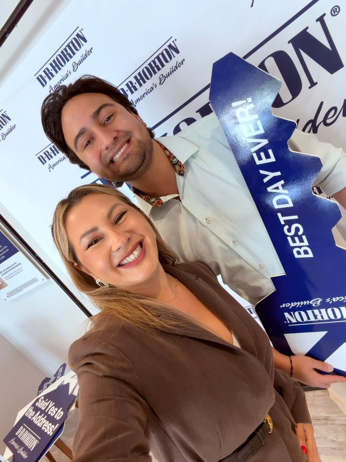 Buyers celebrating the day they closed on their new Central Florida home